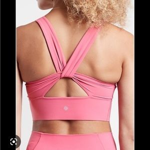 Warrior Longline Twist Bra D-DD • Dragonfruit Pink